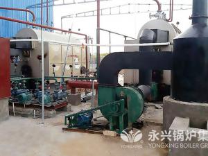 鹤源小区物业2.8MW热水锅炉