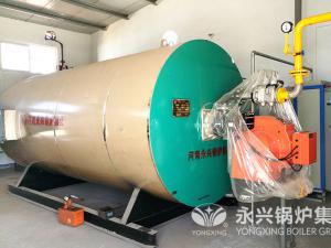 皓之鼎高分子材料厂120万大卡导热油锅炉