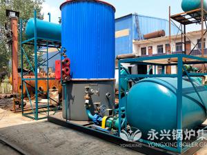 红山化工厂60万大卡导热油锅炉