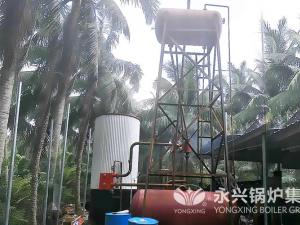 普洱道路桥梁工程公司80万大卡导热油锅炉