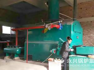 中国中铁四局1.4MW热水锅炉