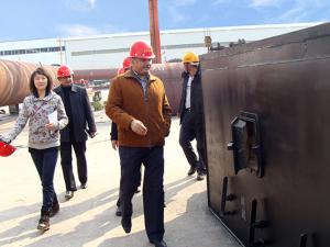 巴基斯坦客户实地考察永兴锅炉