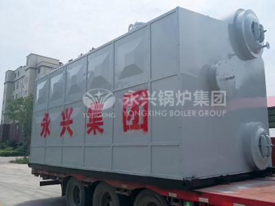 森茂纺织2.8MW热水锅炉