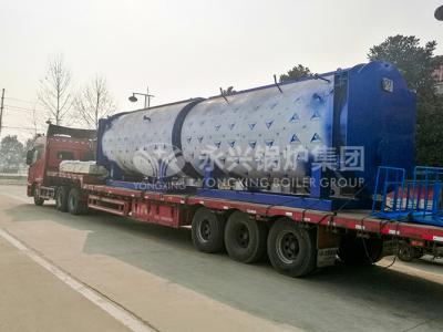华蒙通物流公司7MW热水锅炉