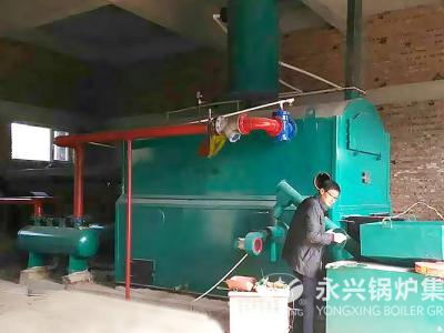 中国中铁四局1.4MW热水锅炉