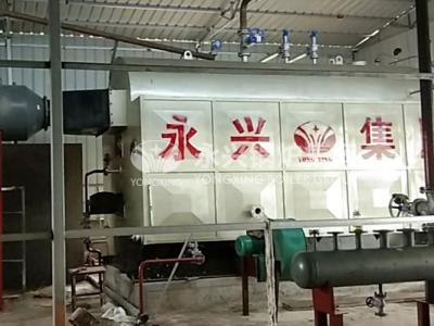 辉芳木业4.2MW热水锅炉