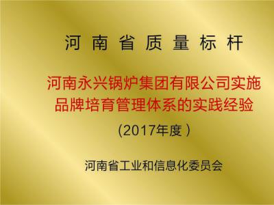 河南省质量标杆